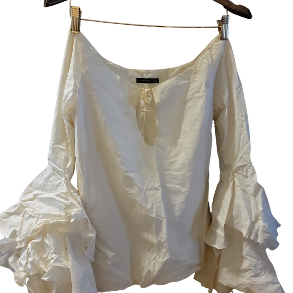 Alexander McQueen original fanshion top runway